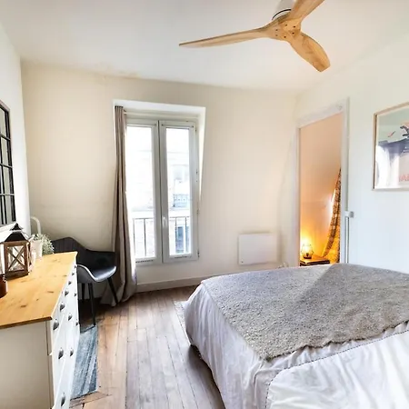 Apartmán Cocon Calme Et Lumineux Proche Montmartre Paříž